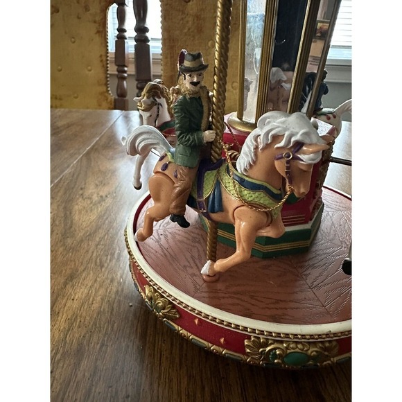 1996 Victorian Mr. Christmas Holiday Go Round Carousel, 50...